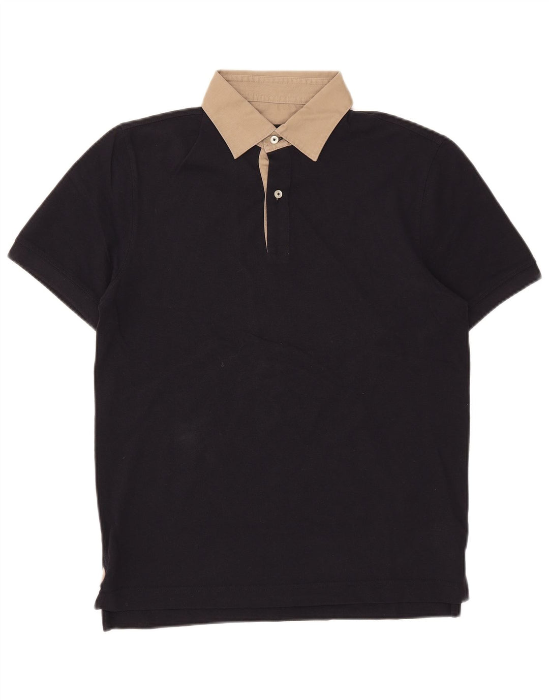 Męska koszulka polo Massimo Dutti EU 38, bawełna w kolorze średniego granatu