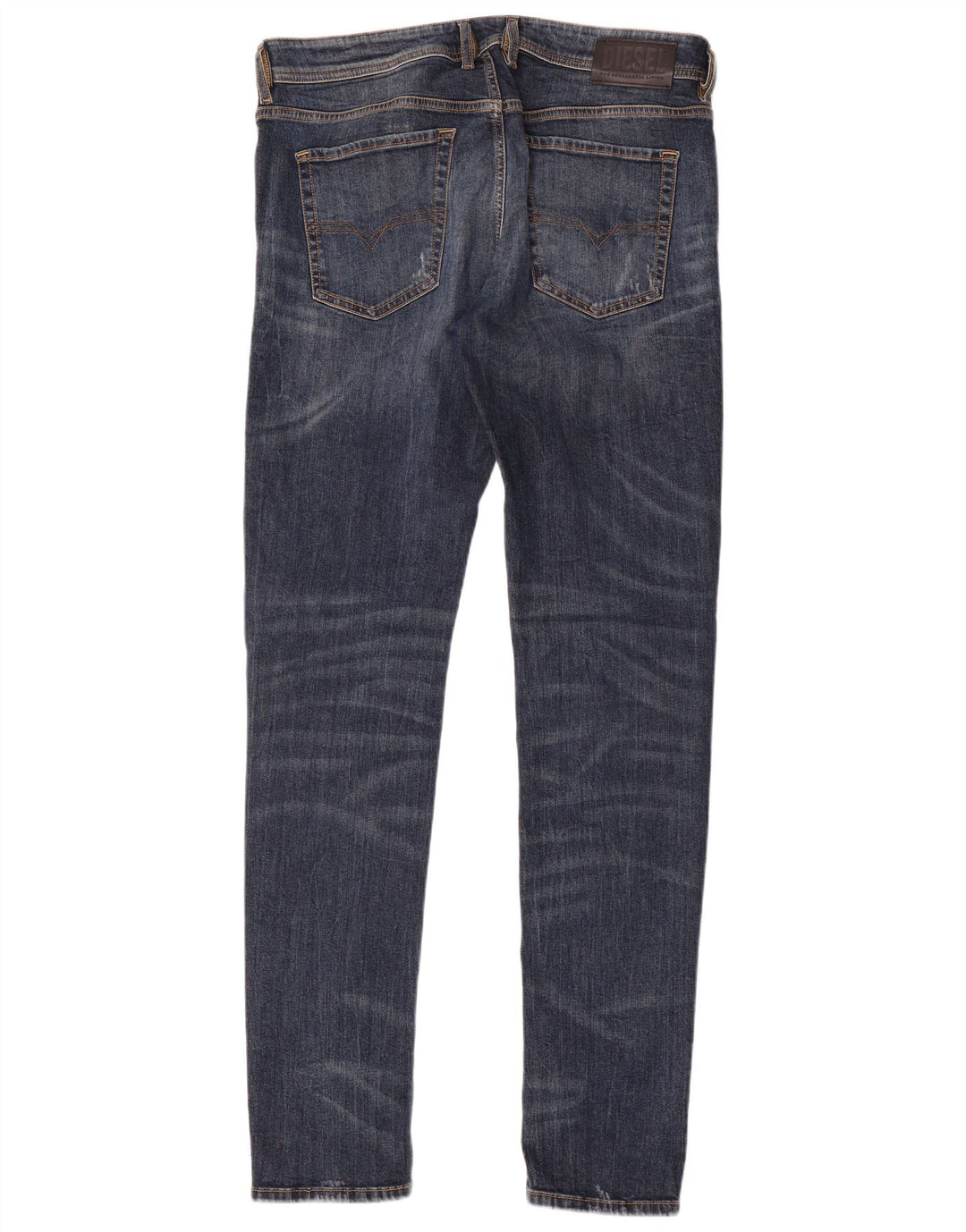 DIESEL Męskie jeansy obcisłe w trudnej sytuacji W34 L35 Niebieskie bawełniane