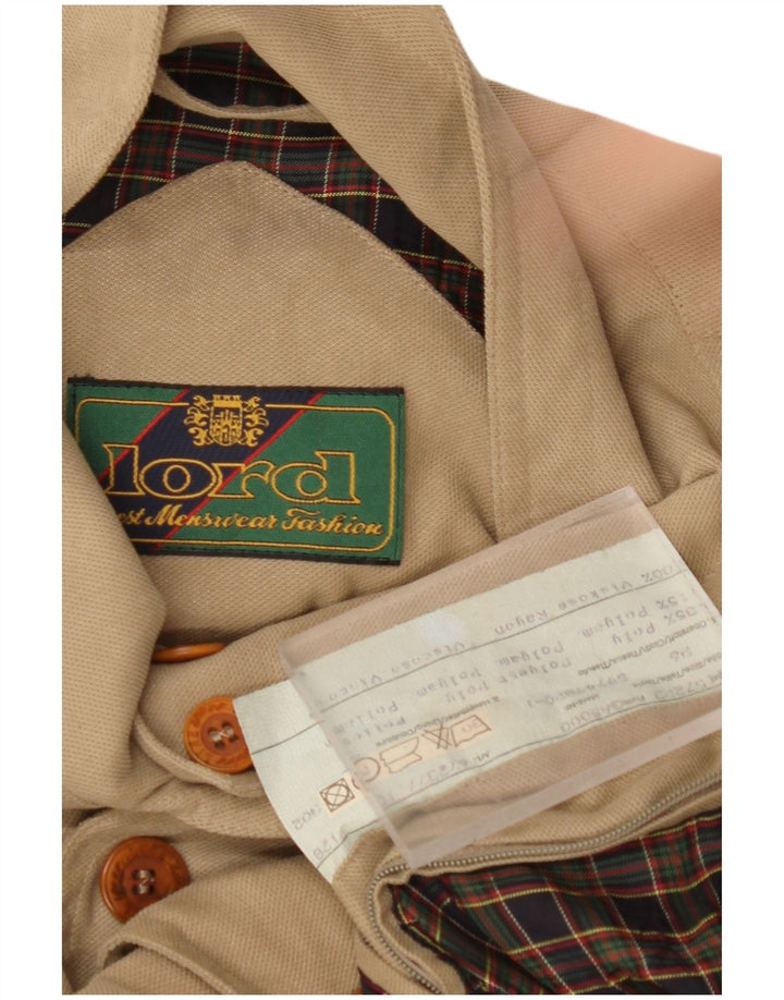 Męska kurtka bomber LORD UK 42 XL, beżowy poliester