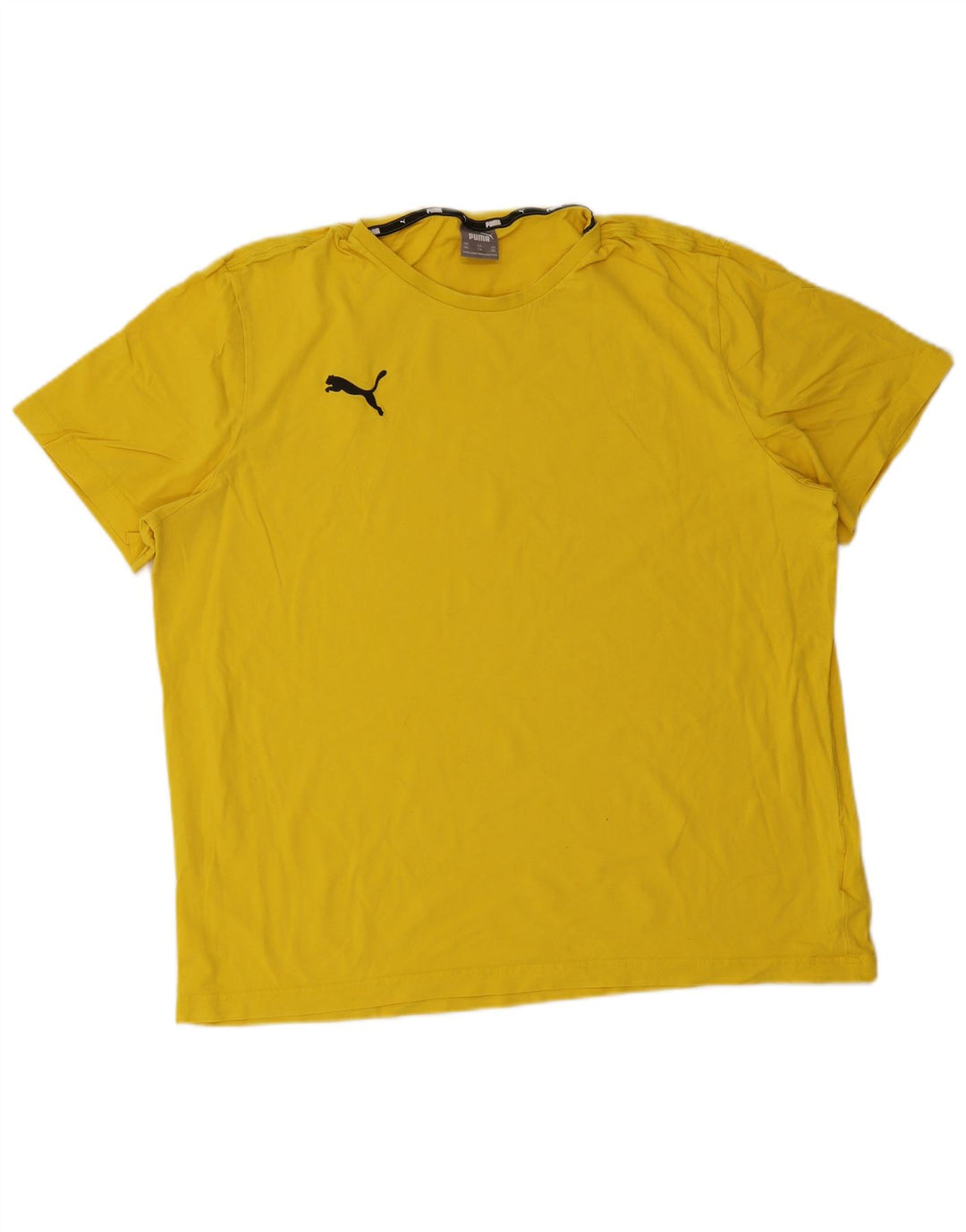 T-shirt męski Puma Top 2XL Żółty, bawełniany