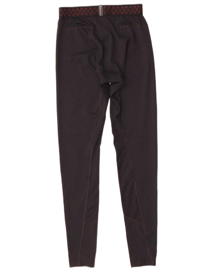 Męskie legginsy Under Armour Heat Gear, małe, czarne, geometryczne