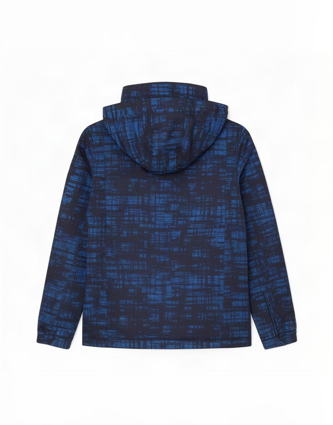 Męska kurtka narciarska z kapturem Mountain Warehouse w abstrakcyjnym wzorze UK 36 Small Blue