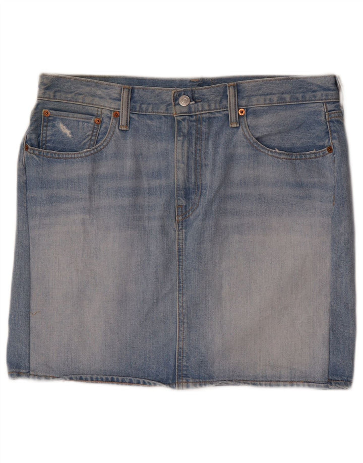 Damska mini spódniczka dżinsowa Levi's W31 Średni niebieski