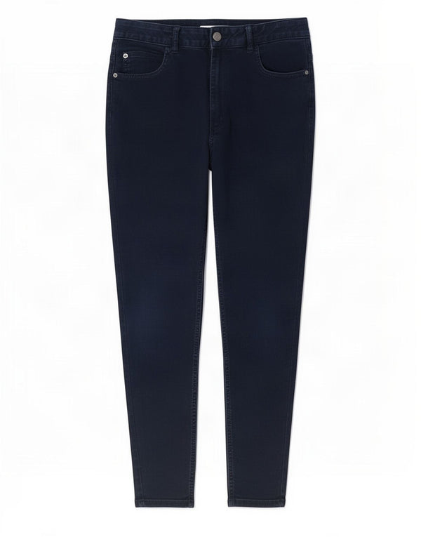Marks & Spencer Damskie Skinny Jeans UK 10 Small W27 L25 Granatowa bawełna