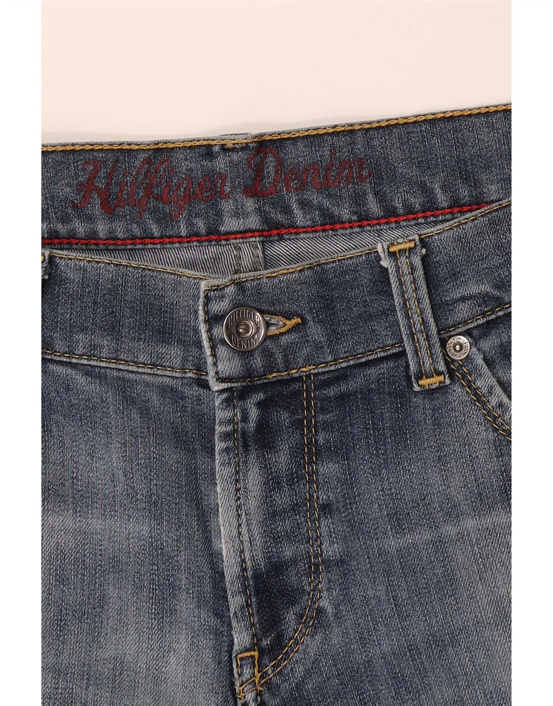Damskie spodenki jeansowe Tommy Hilfiger W34, duże, niebieskie