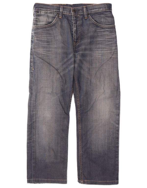 Męskie proste dżinsy Levi's W34 L29 Niebieskie bawełniane
