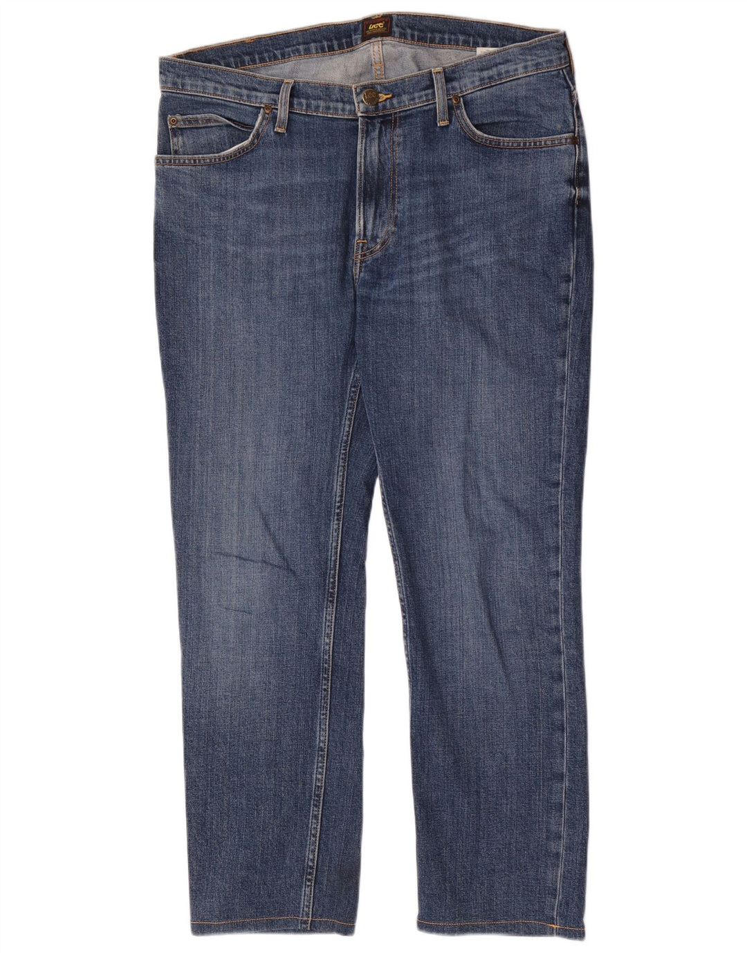 Męskie jeansy Lee Rider Slim W34 L28 Niebieskie bawełniane