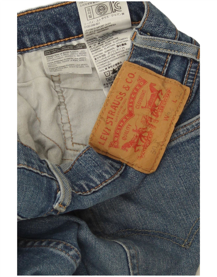 Męskie jeansy Levi's 502 Tapered W34 L32 Niebieskie bawełniane