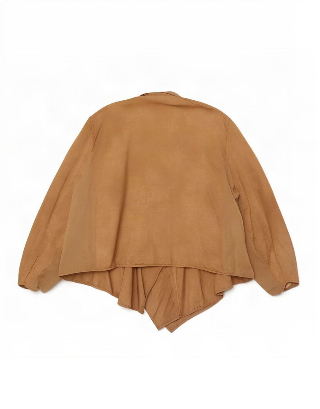 Marks & Spencer Damski asymetryczny kardigan Top UK 24 4XL Beżowy poliester