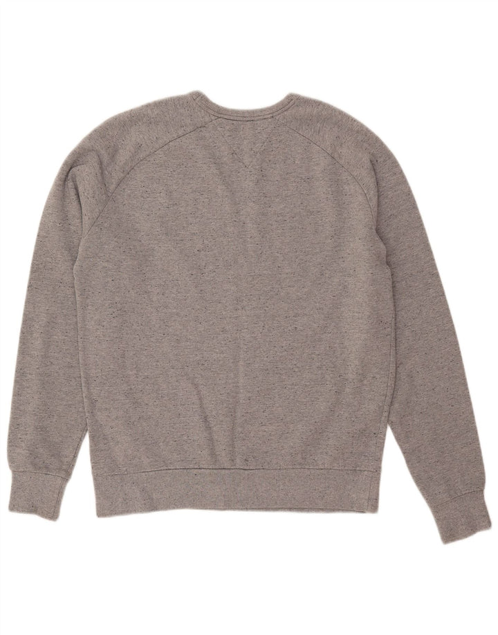 Damska bluza dresowa TOMMY HILFIGER w stylu vintage, UK 16, duża, szara