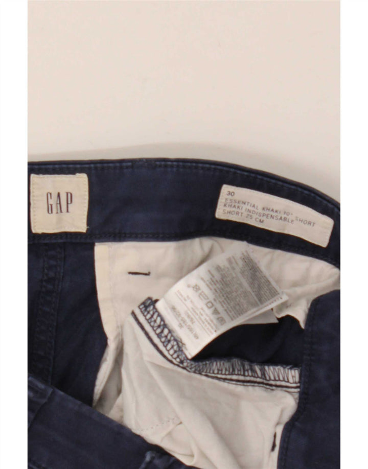 Męskie spodenki chino Gap Khaki, średnie W30, granatowe, bawełniane