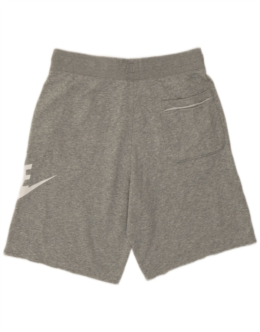 Męskie spodenki sportowe Nike z grafiką, małe, szare, bawełniane
