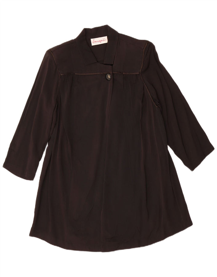 LAURA BIAGIOTTI Płaszcz damski IT 46, duży, czarny octan