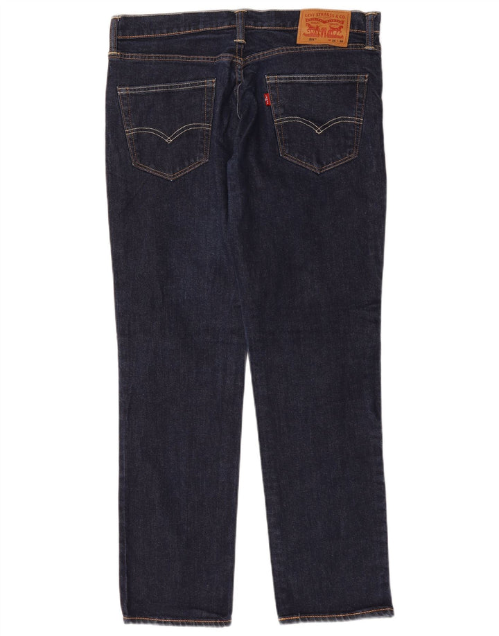 Męskie jeansy Levi's 511 Slim W34 L30 Granatowa bawełna