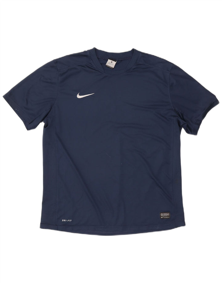T-shirt męski Nike Dri Fit Top XL, granatowy, poliester