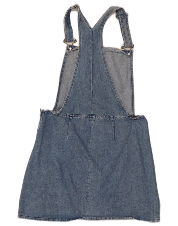 Topshop Damskie ogrodniczki Denimowa spódnica UK 10 Small W30 Niebieska bawełna