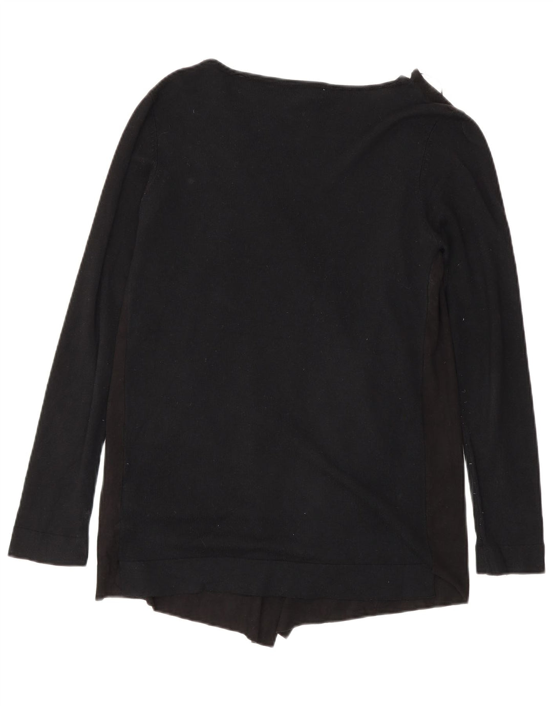 Sweter męski Zara z otwartym kardiganem UK 10 Small Black Wiskoza