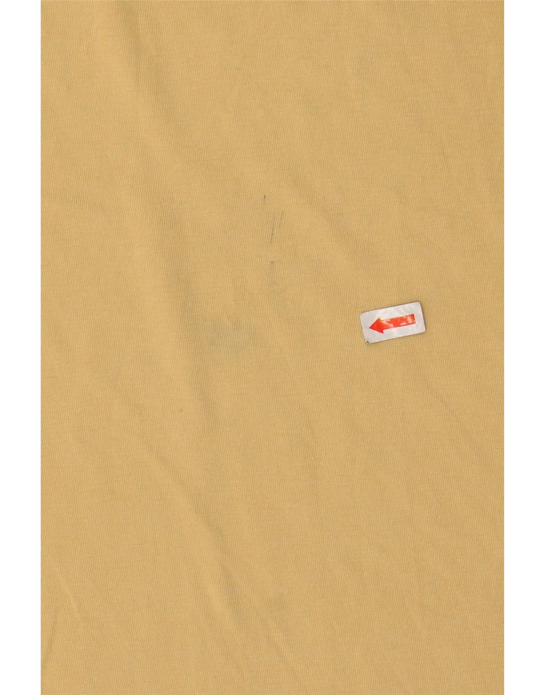 Męski T-shirt VANS o klasycznym kroju z grafiką, średni żółty, bawełniany