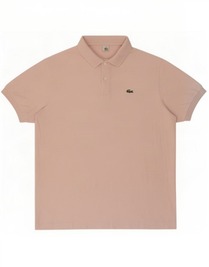 Męska koszulka polo Lacoste, rozmiar 5, duża, różowa