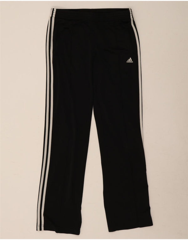 Damskie spodnie dresowe Adidas UK 12, średni czarny poliester