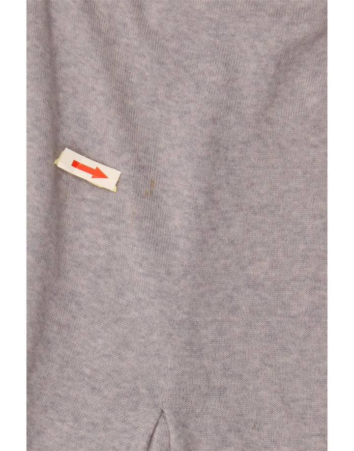 Damski sweter MONSOON o luźnym kroju z dekoltem w łódkę, UK 14, średni fiolet, wełna