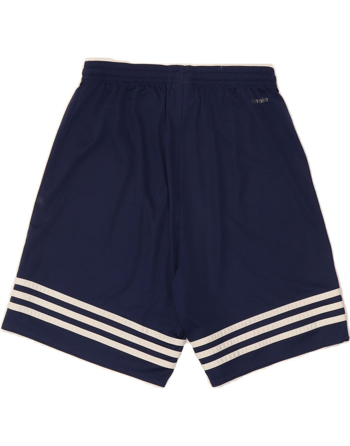 ADIDAS Mens Climalite Sport Shorts Small Navy Blue Polyester Vintage Adidas and Second-Hand Adidas from Messina Hembry 