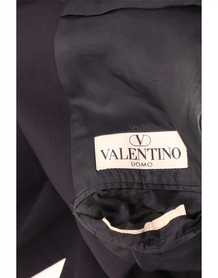 Valentino Męska marynarka zapinana na 3 guziki UK 40, duża, granatowa