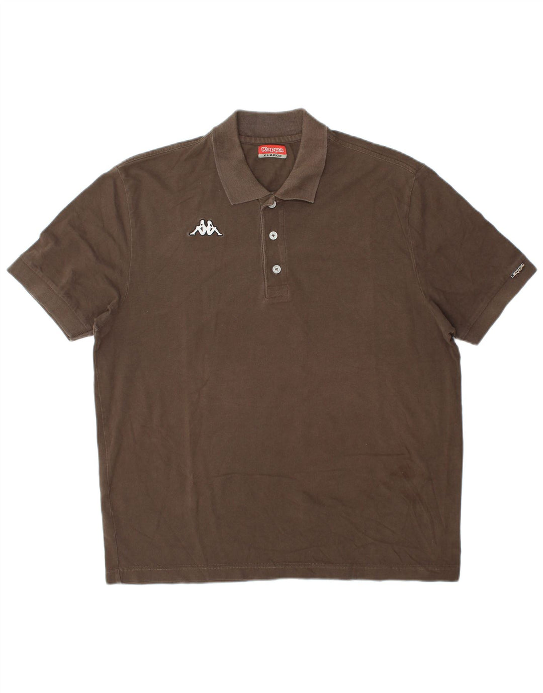 Męska koszulka polo Kappa XL brązowa