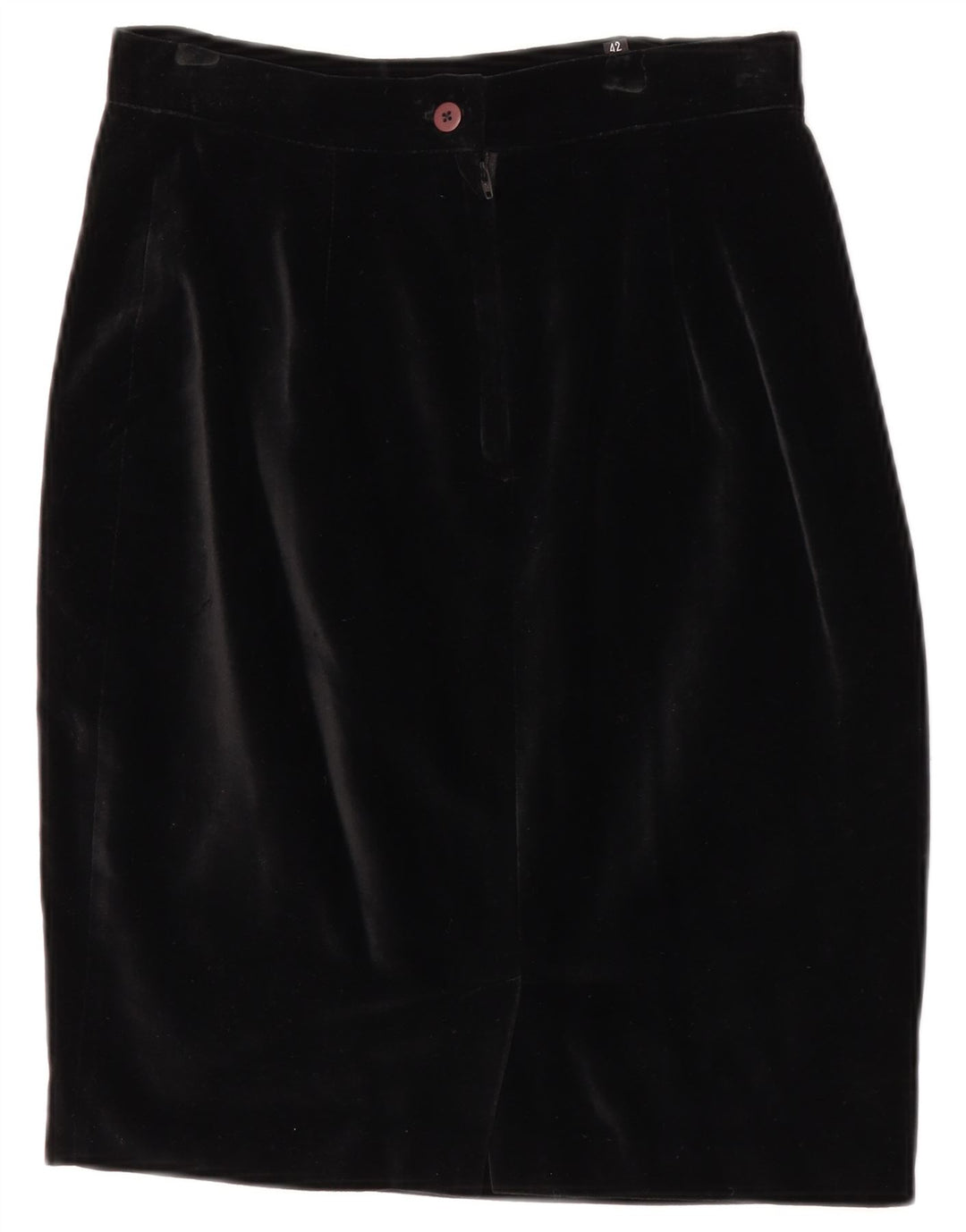 Dwuczęściowy komplet damskich spódnic welurowych zapinanych na 4 guziki IT 42 Medium W28 Black