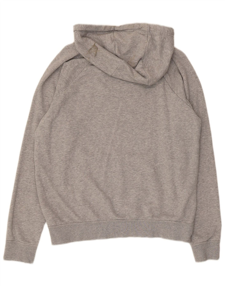 Damski sweter z kapturem Nike Graphic UK 12, średnioszary, bawełniany