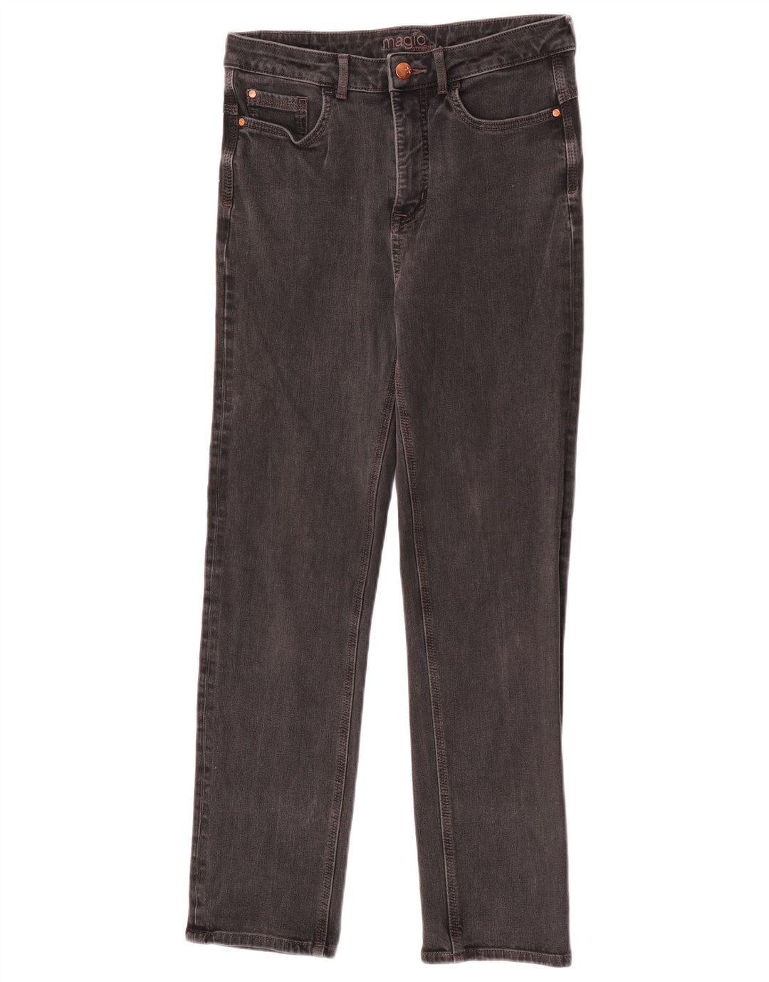 Marks & Spencer Damskie jeansy slim UK 12 Medium W30 L28 Czarna bawełna