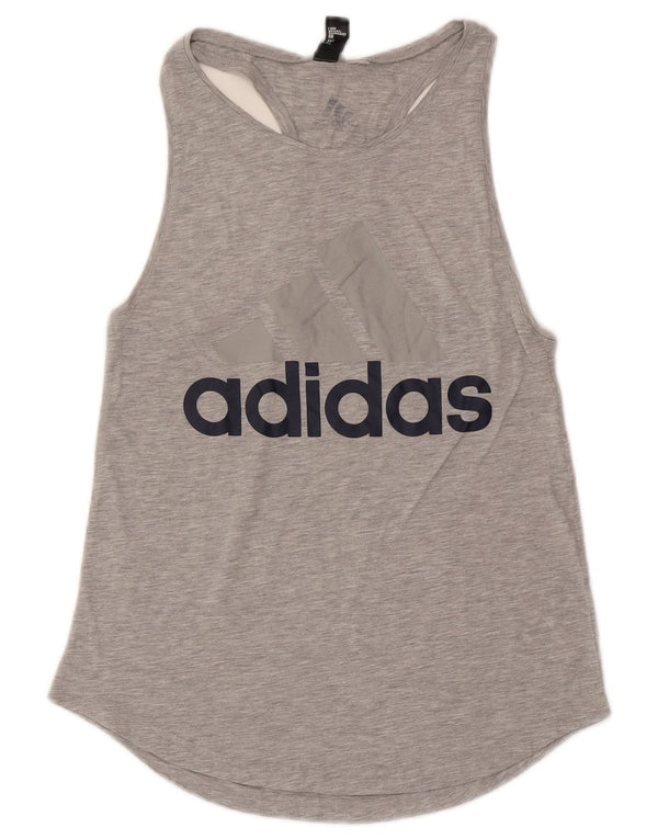 Damska kamizelka graficzna Adidas Top UK 10 Small Grey