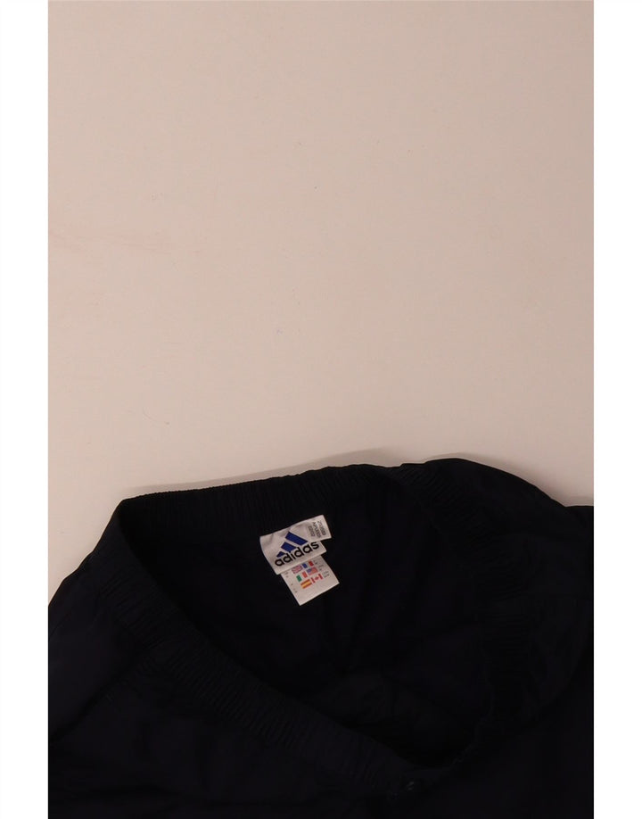 ADIDAS Mens Graphic Sport Shorts Medium Navy Blue Polyester