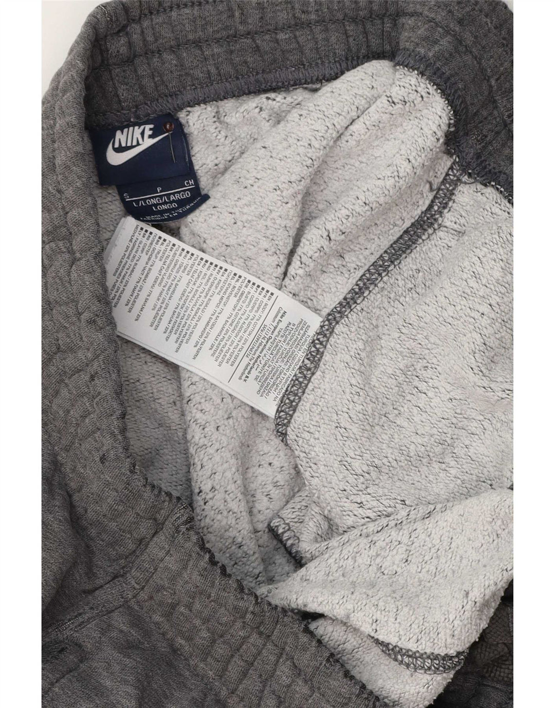 Męskie spodnie dresowe Nike, małe, szare, bawełniane