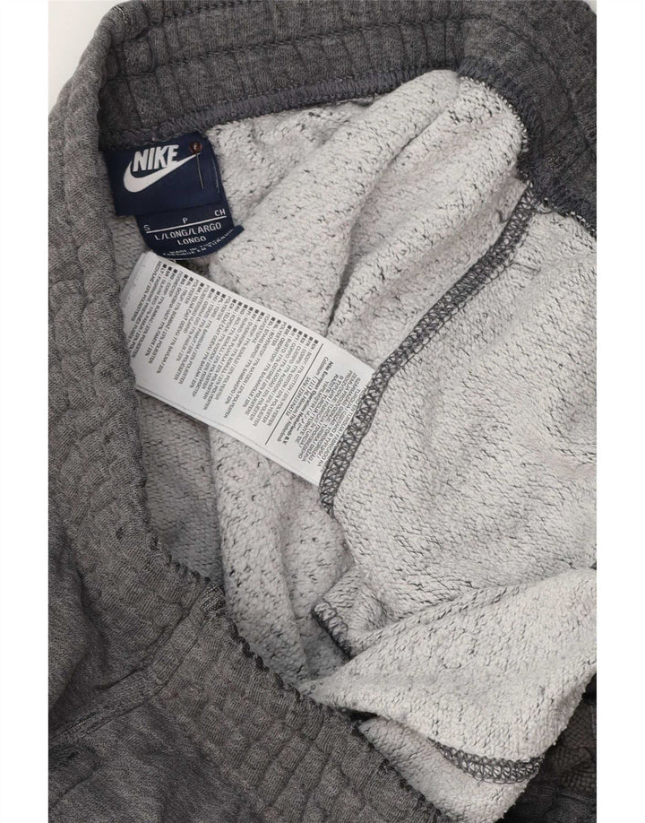 Męskie spodnie dresowe Nike, małe, szare, bawełniane
