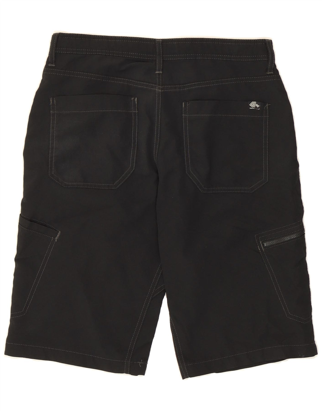 LEE Womens Dungarees Cargo Shorts W30 Medium Black Vintage Lee and Second-Hand Lee from Messina Hembry 