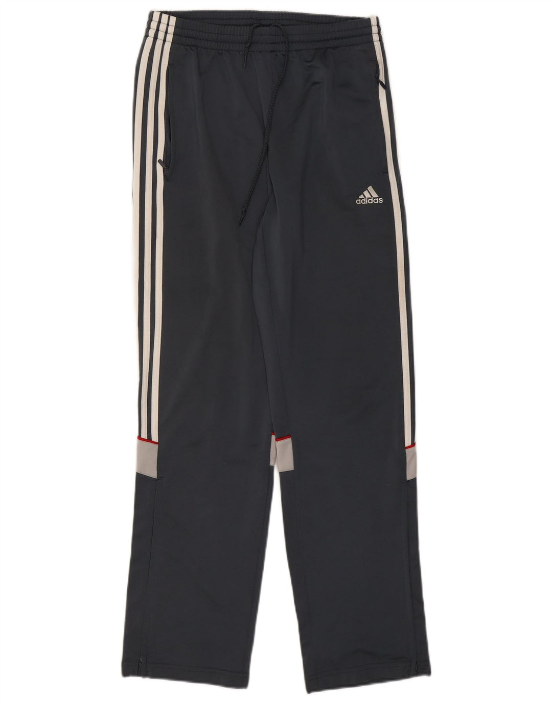 ADIDAS Mens Tracksuit Trousers UK 38/40 Medium  Grey Colourblock Polyester