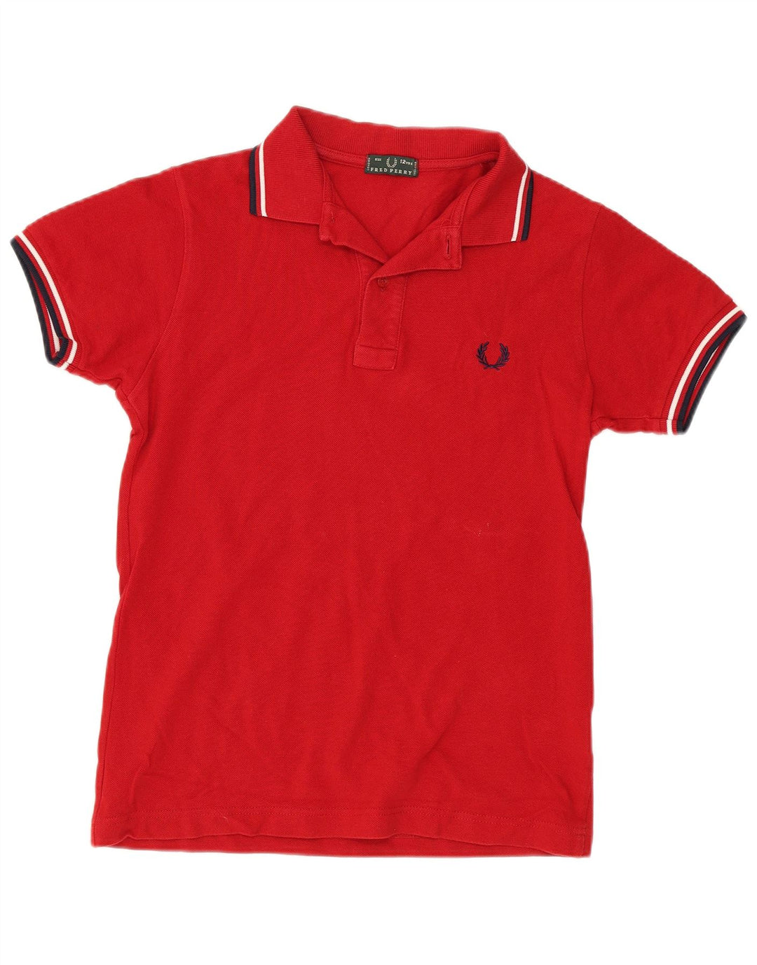 Chłopięca koszulka polo Fred Perry 11-12 lat, czerwona, bawełniana