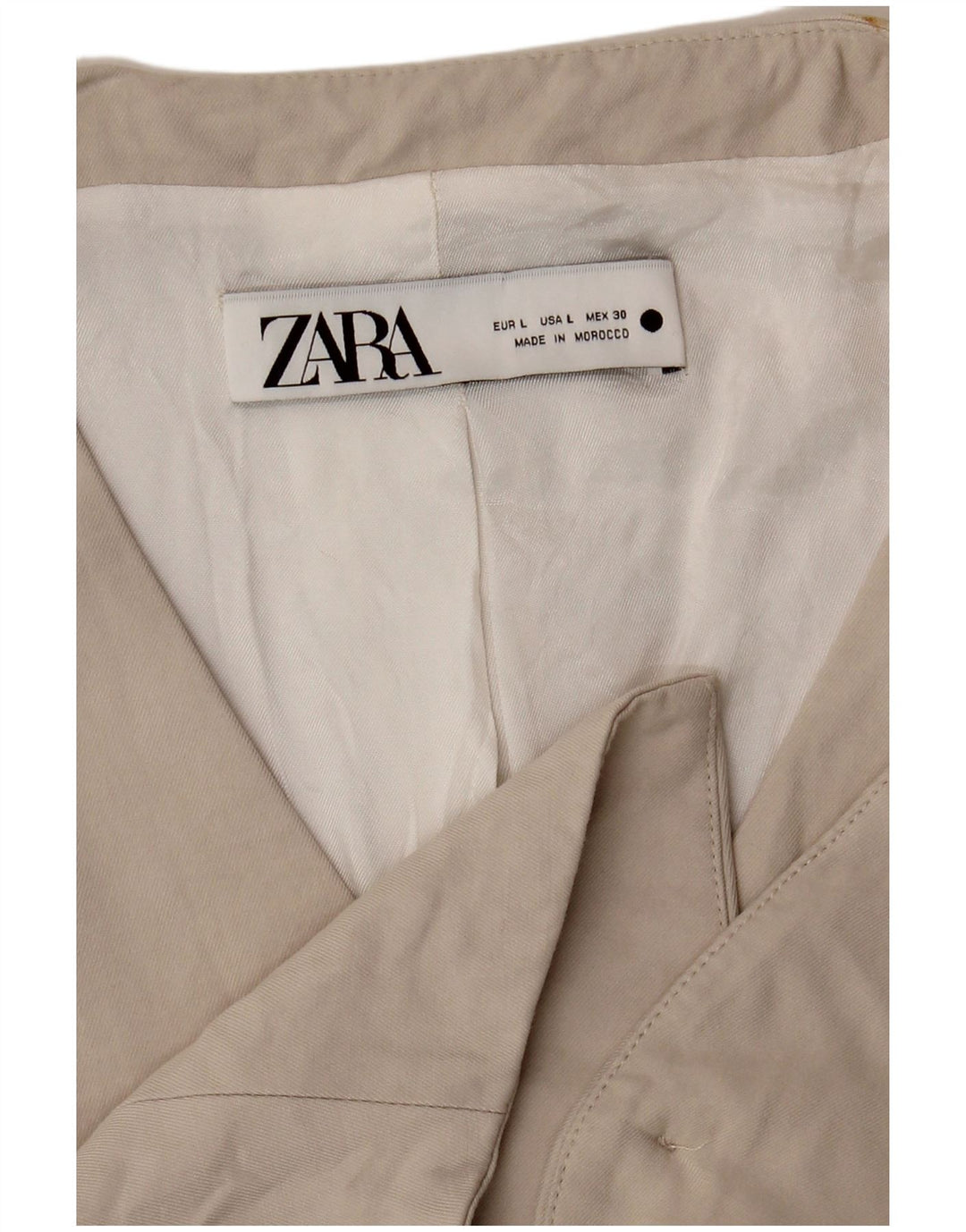 Kamizelka damska Zara UK 14 duża beżowa