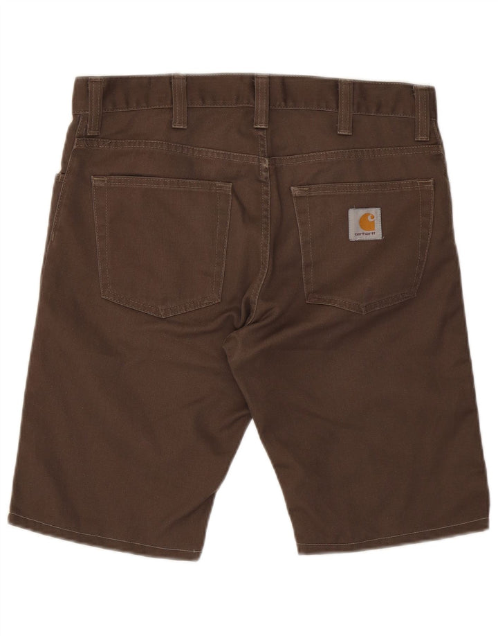 Męskie spodenki codzienne Carhartt W32 Średni brązowy poliester