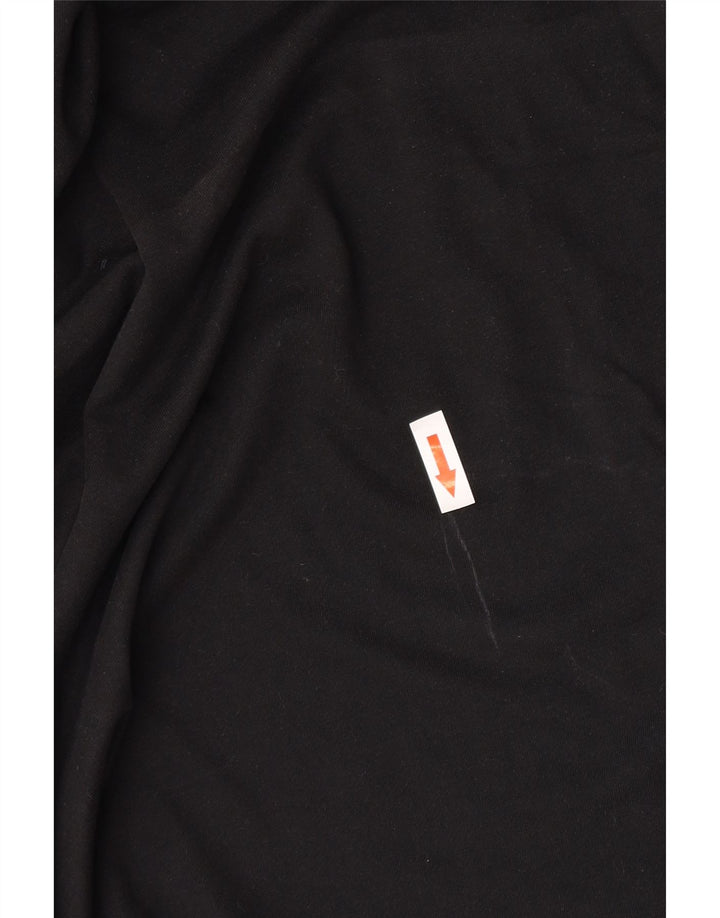 Ted Baker Męski T-shirt Regular, rozmiar 4, duży, czarny, bawełniany