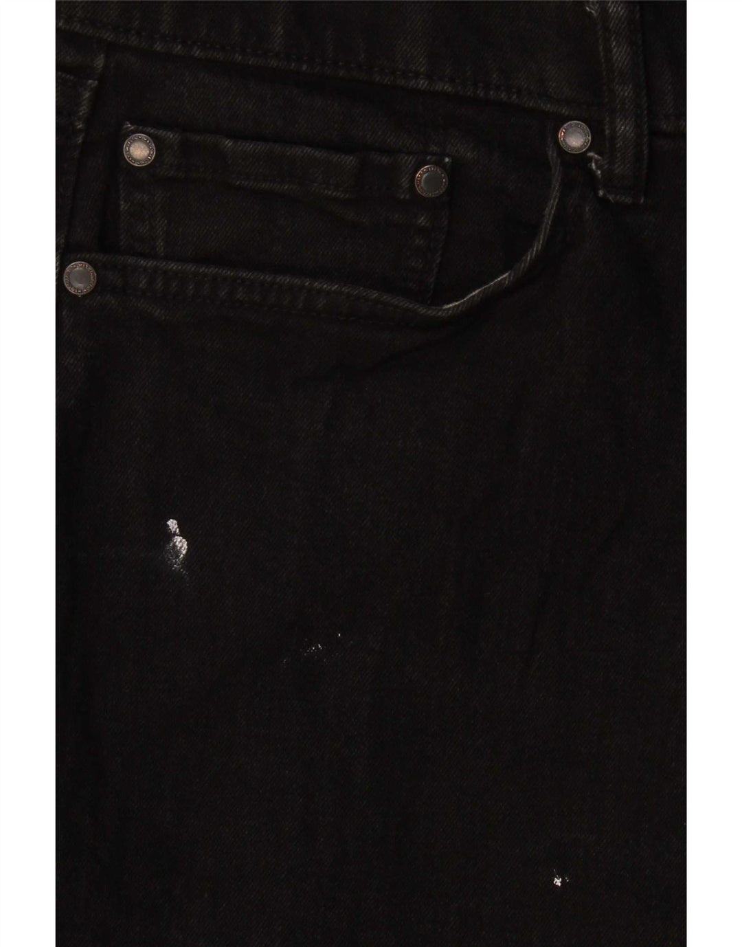 Męskie jeansy Marks & Spencer Regular Straight W34 L31 Czarne bawełniane