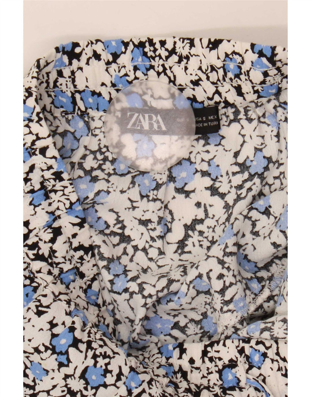 Zara Damskie Hot Pants Small W26 Wielobarwna kwiatowa wiskoza