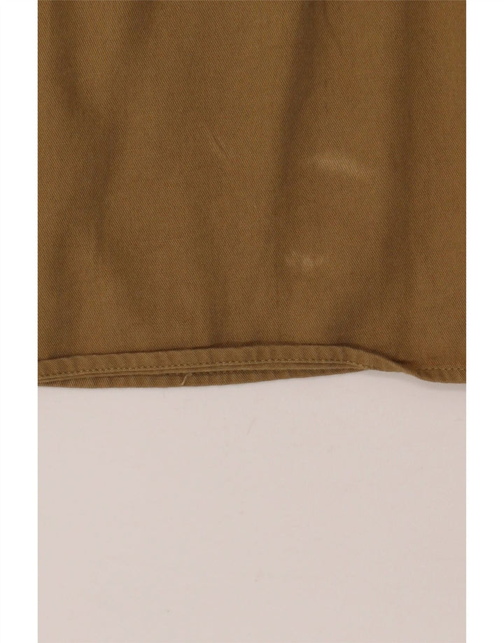 Męska koszula wojskowa bez rękawów w stylu vintage XL, bawełniana w kolorze khaki