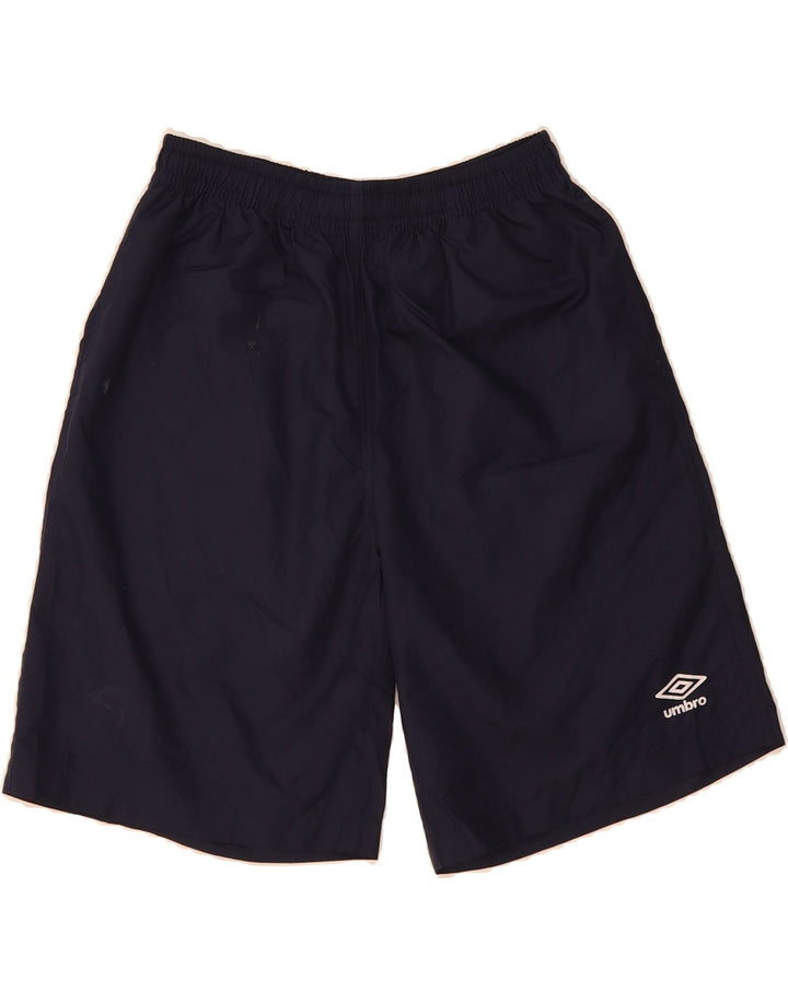 UMBRO Mens Sport Shorts Large  Navy Blue Polyester Vintage Umbro and Second-Hand Umbro from Messina Hembry 
