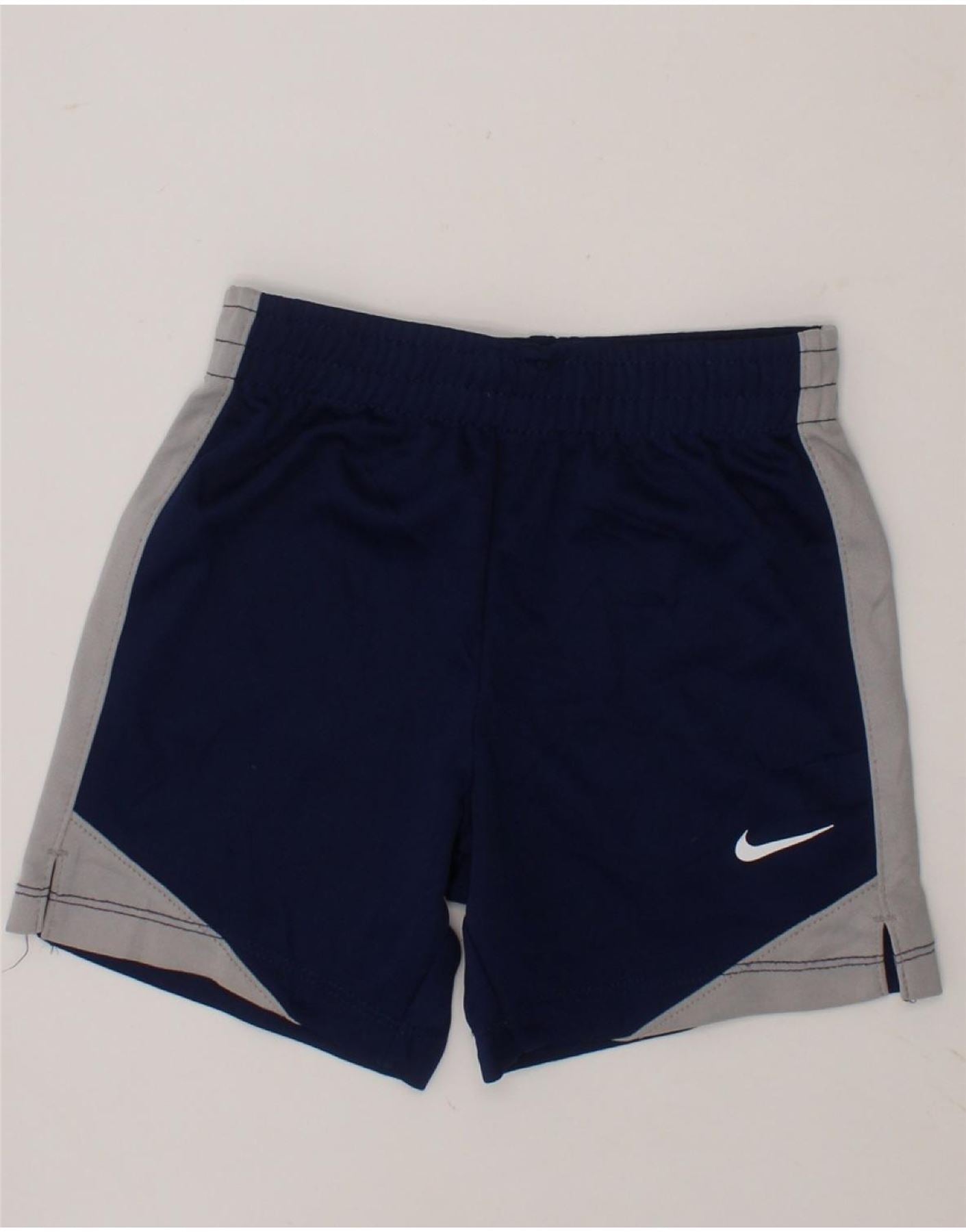 NIKE Baby Boys Sport Shorts 18-24 Months  Navy Blue Colourblock Polyester Vintage Nike and Second-Hand Nike from Messina Hembry 