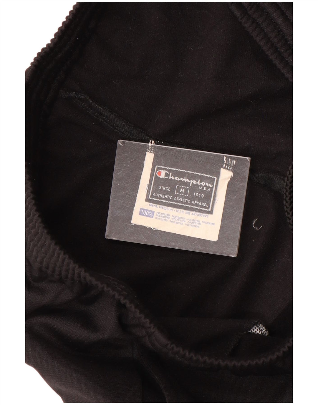 Męskie spodnie dresowe Champion, średni czarny poliester