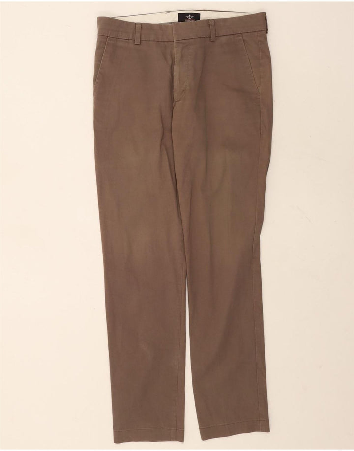 Męskie spodnie chino Dockers Extra Sim Fit W31 L31 Szara bawełna