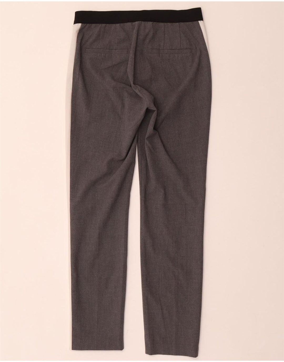 Damskie spodnie chino Zara, małe, W26 L28, szary, kolorowy poliester