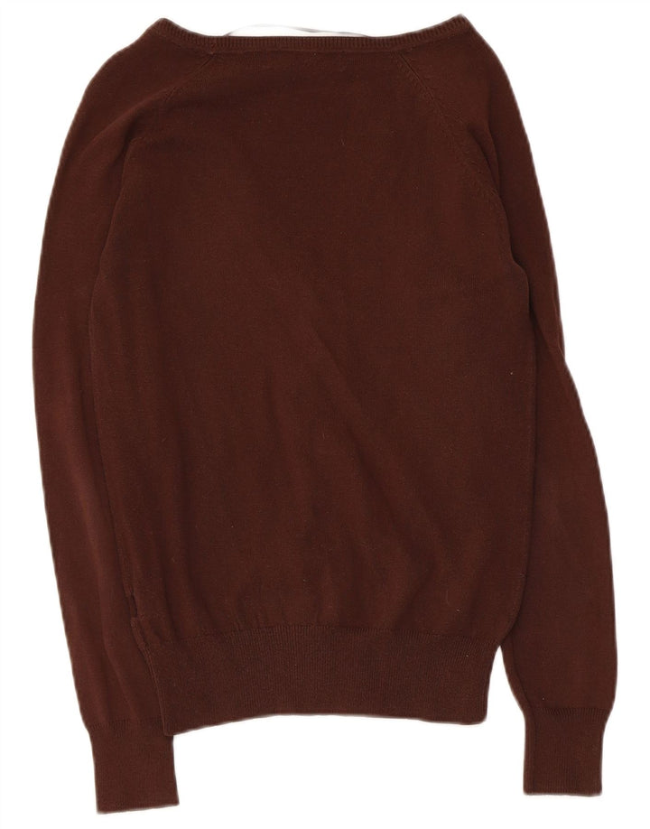 Sweter damski Zara Cardigan UK 10 Small Brown Cotton